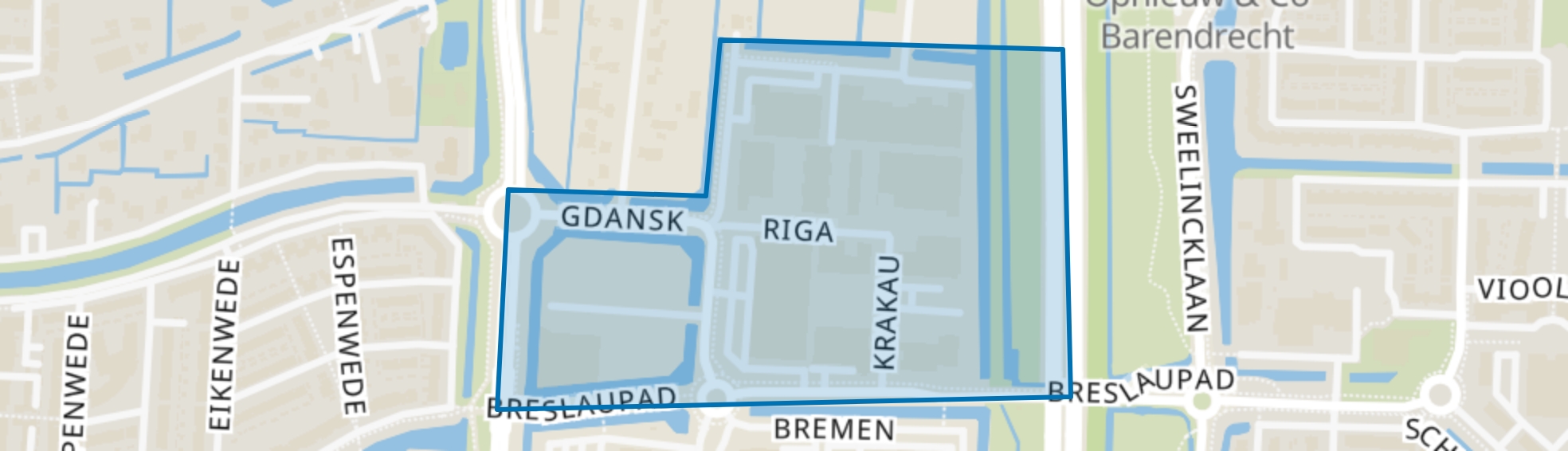 BT Vaanpark 3, Barendrecht map