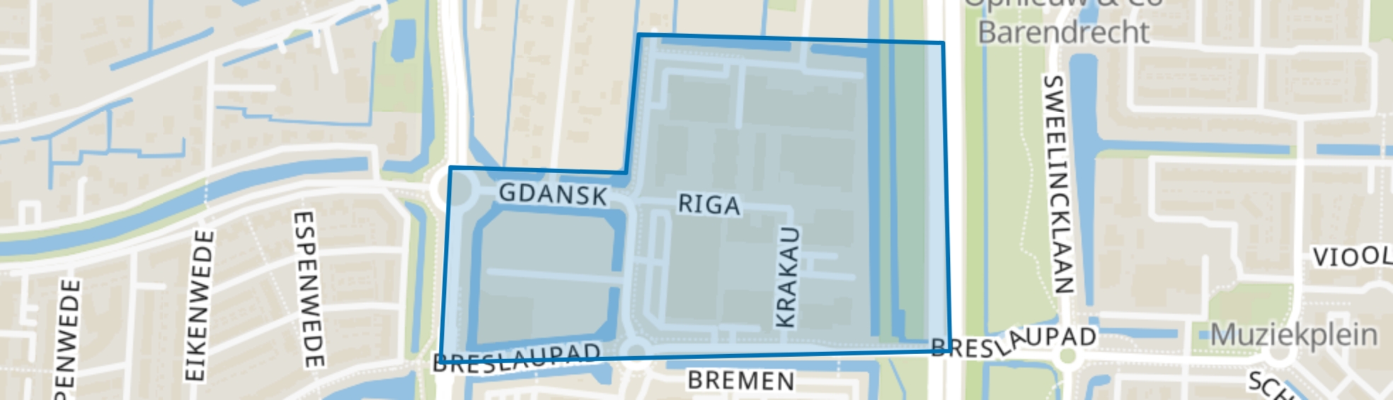 BT Vaanpark 3, Barendrecht map