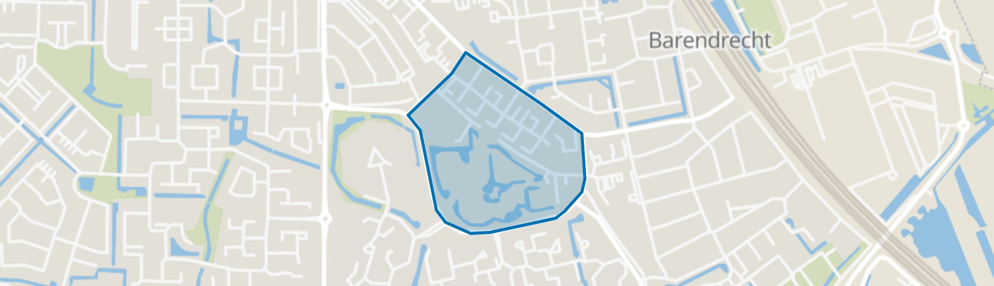 Centrum Oost, Barendrecht map