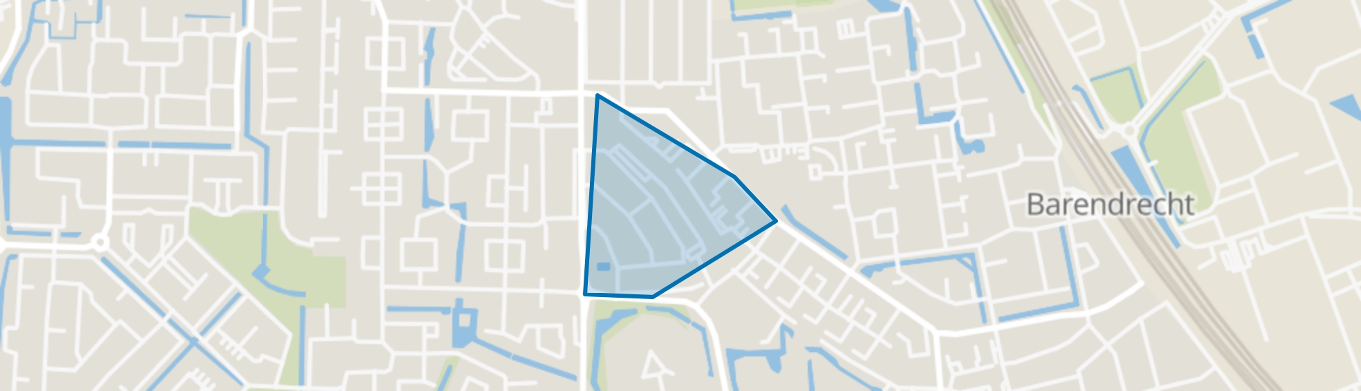 Centrum, Barendrecht map