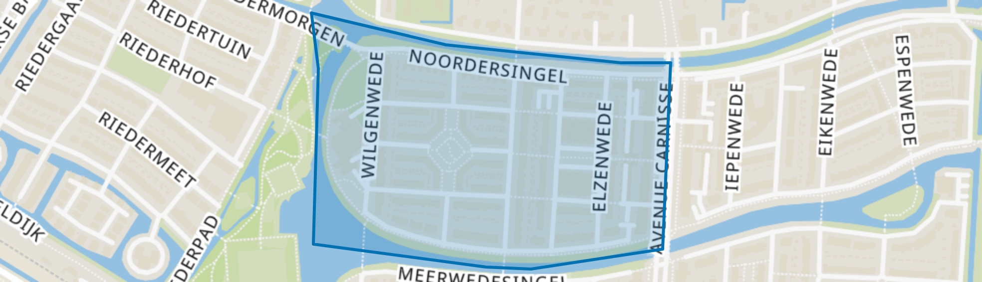 Meerwede Noordwest, Barendrecht map