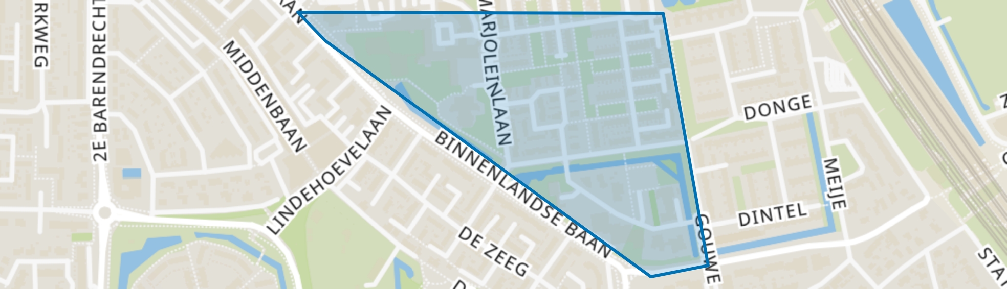Noord 3, Barendrecht map