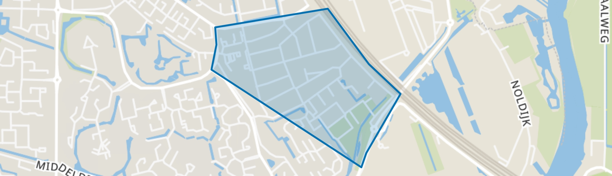Oranjewijk 1, Barendrecht map