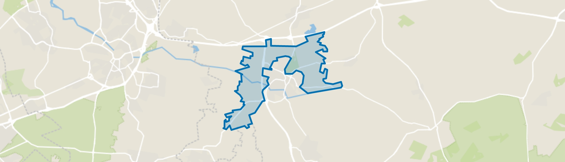 Buitengebied Barneveld, Barneveld map