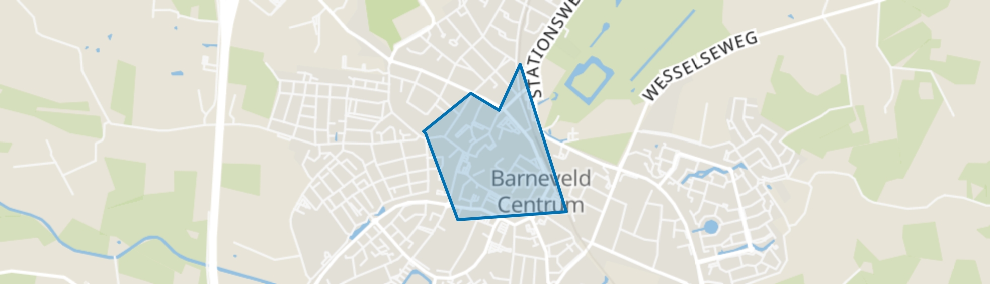 Centrum Barneveld, Barneveld map