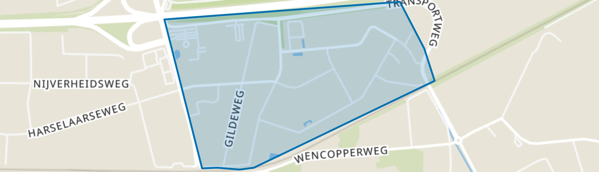 Harselaar-Oost, Barneveld map