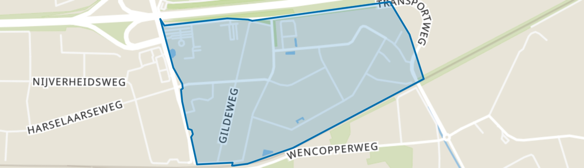 Harselaar-Oost, Barneveld map