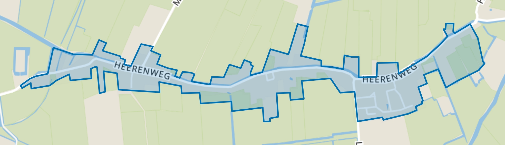 Barsingerhorn (woonkern), Barsingerhorn map