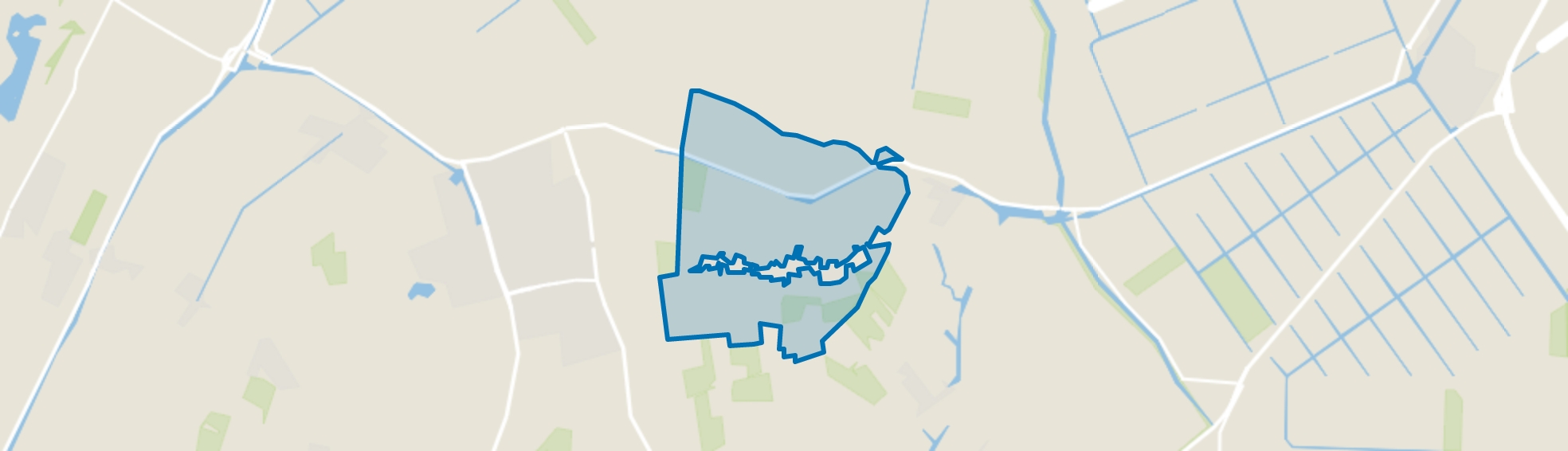 Buitengebied Barsingerhorn, Barsingerhorn map