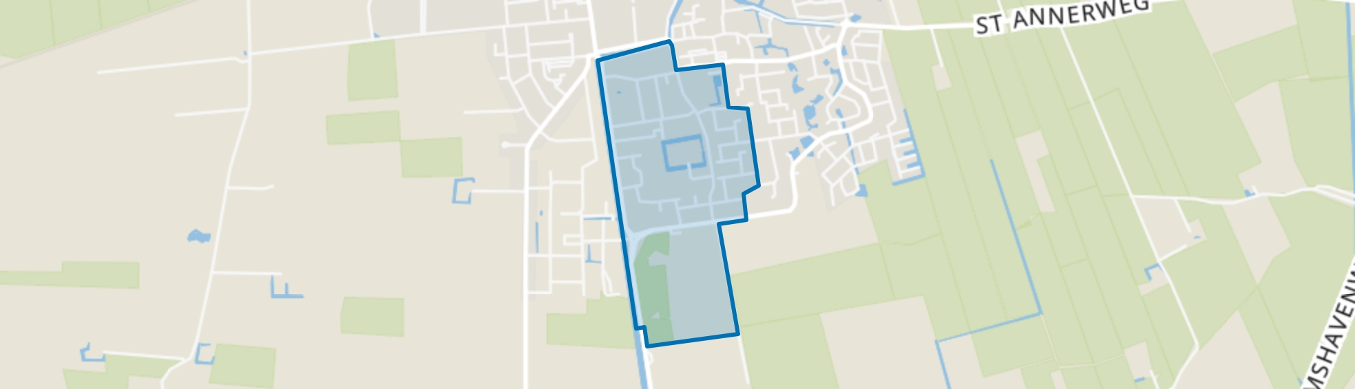 Bedum Zuid, Bedum map