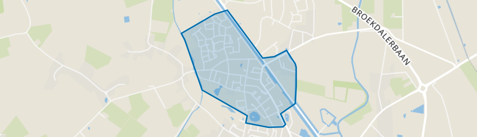 Donk, Beek en Donk map