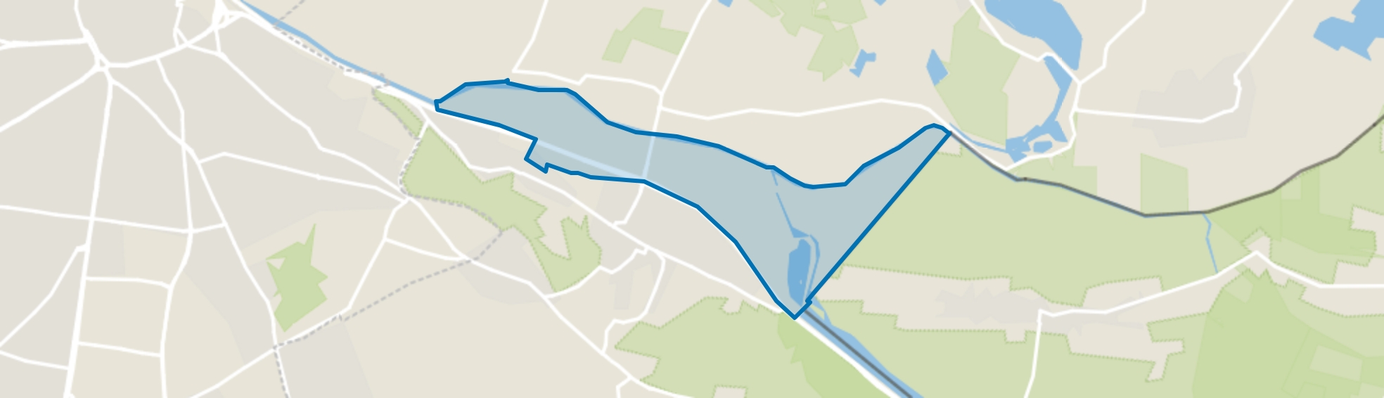 Buitengebied Beek, Beek (Gem. Berg en Dal) map
