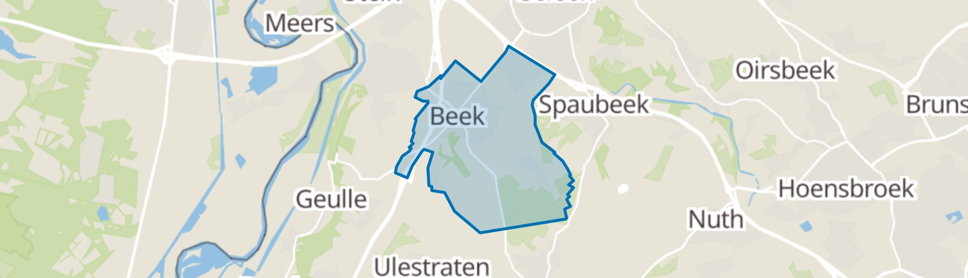 Beek (LI) map