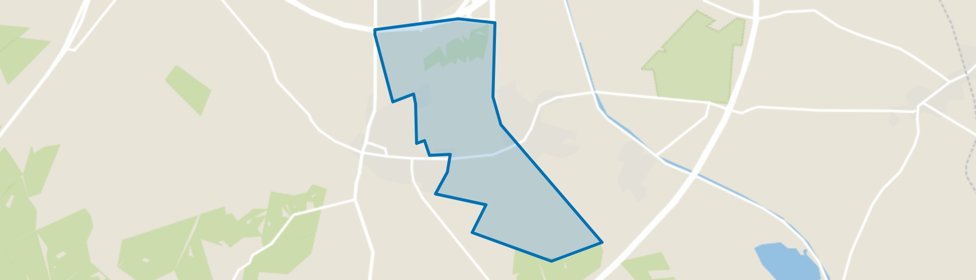 Agrarisch gebied Beekbergen, Beekbergen map