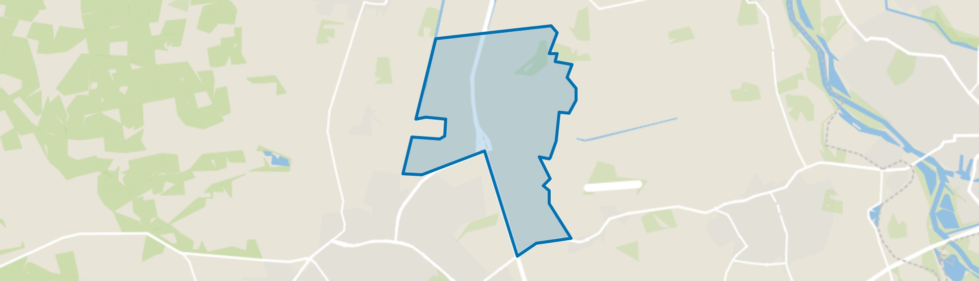 Agrarisch gebied Beemte Broekland, Beemte Broekland map