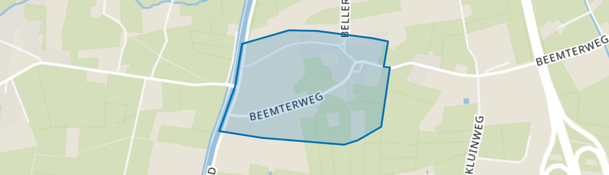 Beemte, Beemte Broekland map