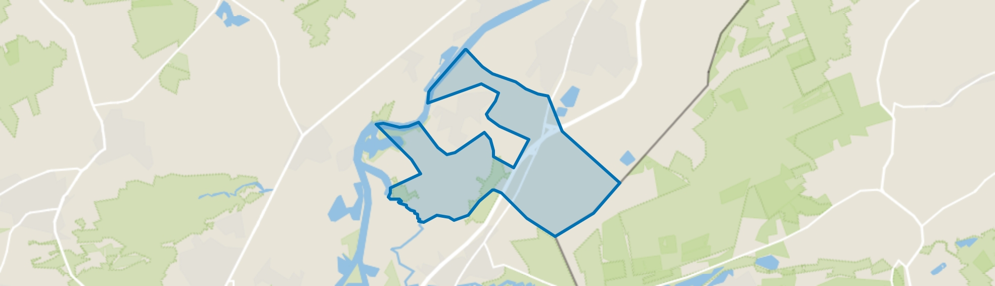 Verspreide huizen, Beesel map