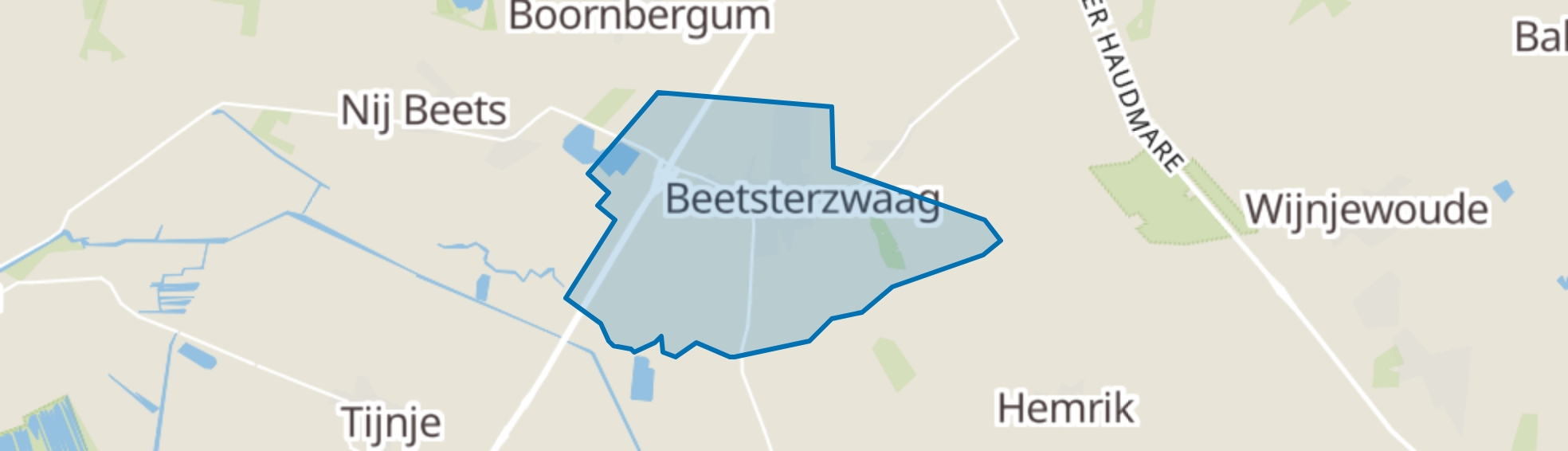 Beetsterzwaag map