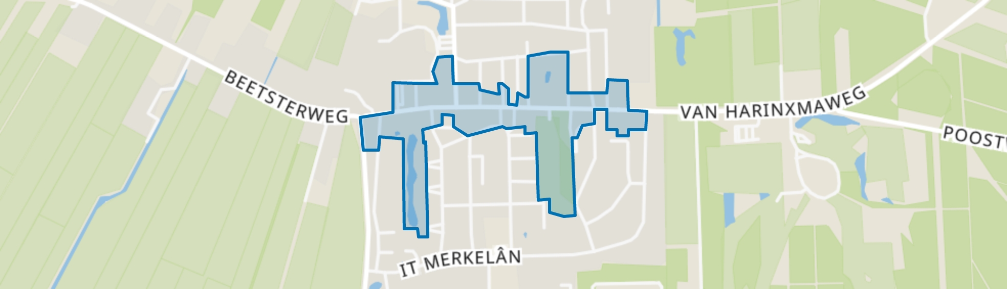 Beetsterzwaag-Centrum, Beetsterzwaag map