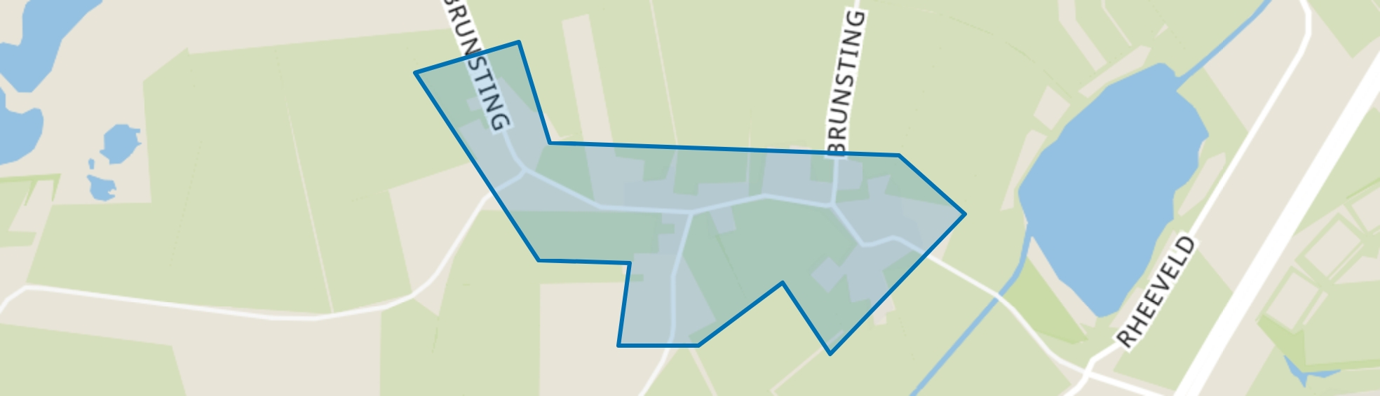 Brunsting, Beilen map
