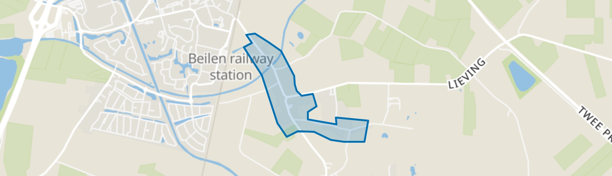 Lieving Makkum, Beilen map