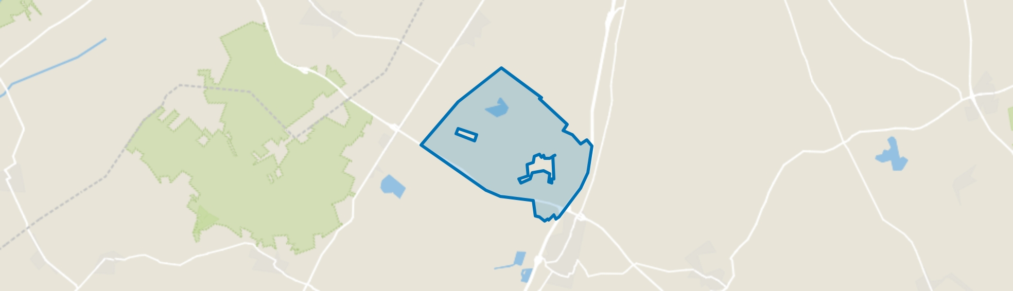 Verspreide huizen Hijken, Beilen map