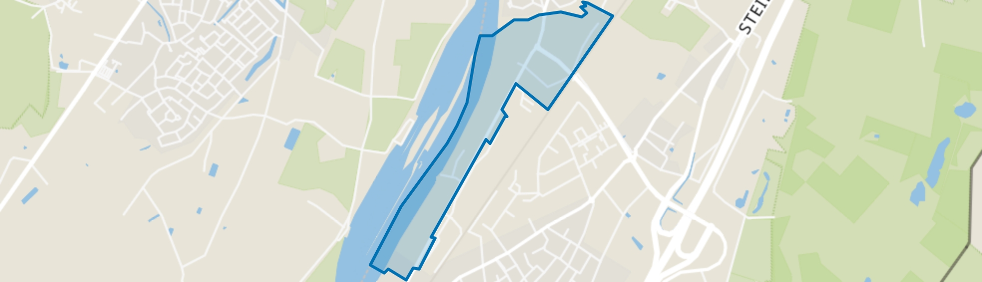 Aan de Stuw, Belfeld map