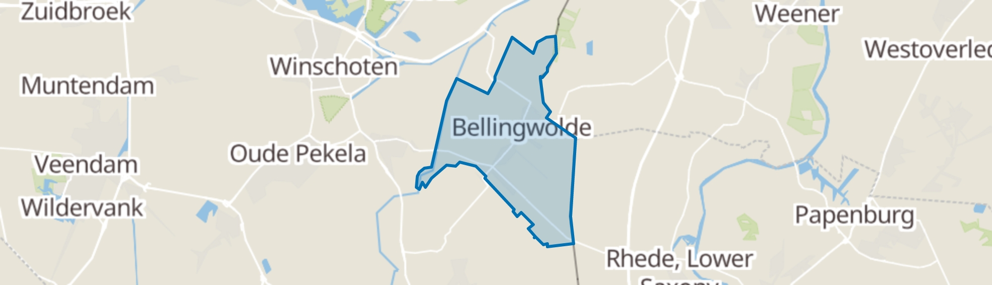 Bellingwolde map