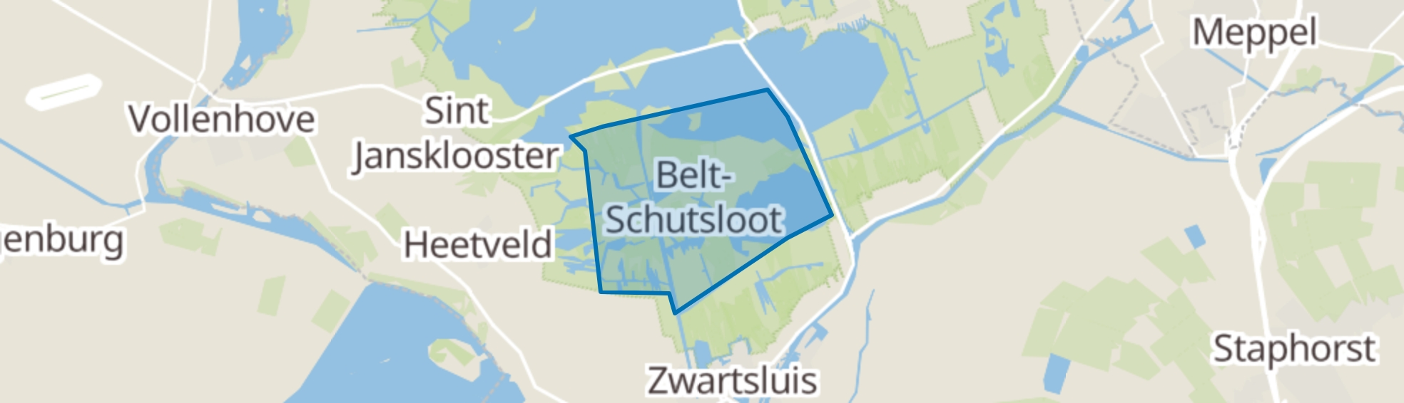 Belt-Schutsloot map