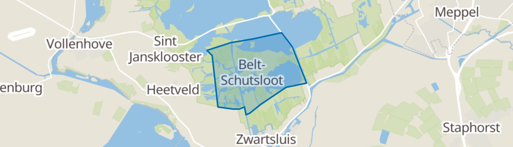 Belt-Schutsloot map