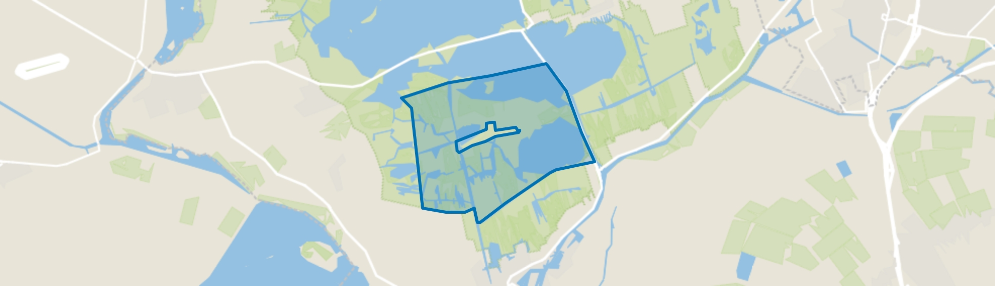 Buitengebied Belt Schutsloot, Belt-Schutsloot map