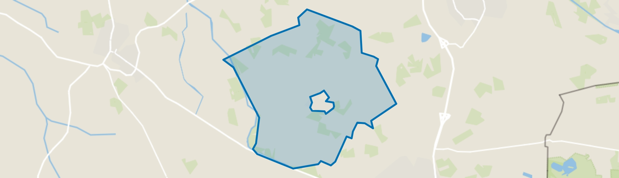 Verspreide huizen Beltrum Lintvelde en Avest, Beltrum map