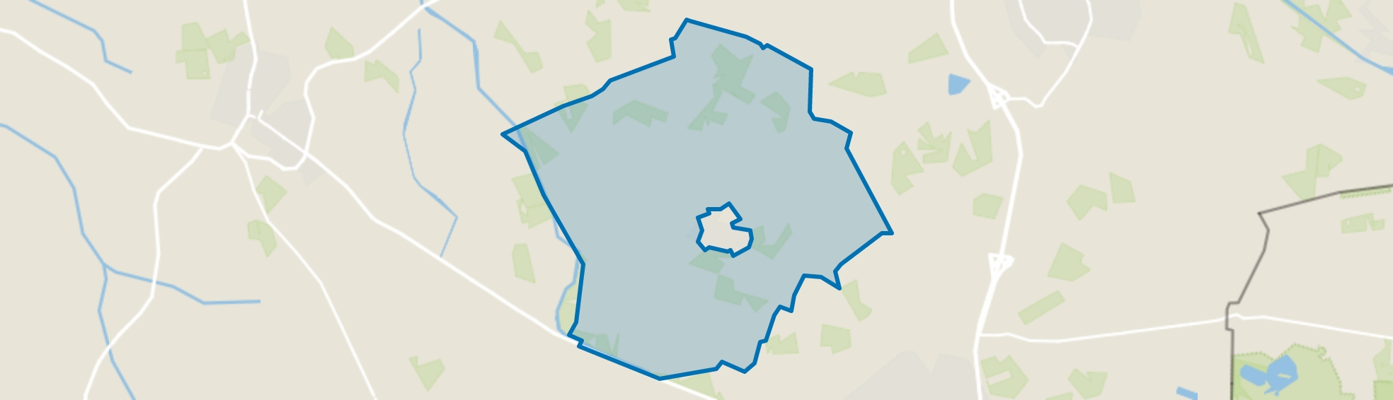 Verspreide huizen Beltrum Lintvelde en Avest, Beltrum map