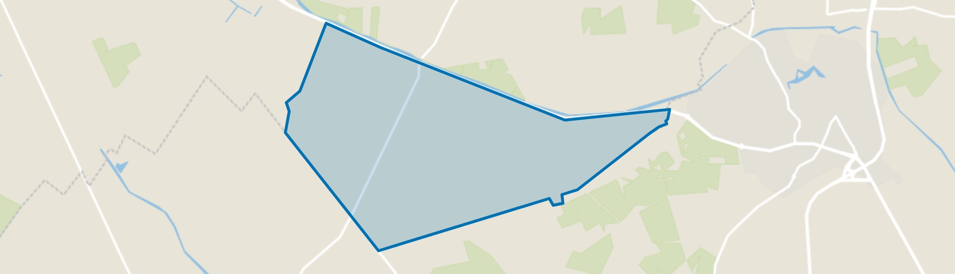 Verspreide huizen Beltrumsche Veld, Beltrum map