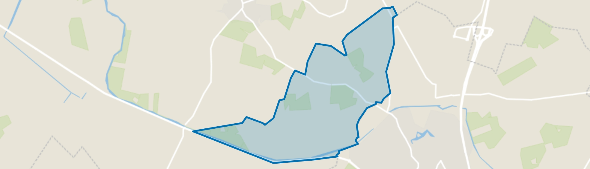 Verspreide huizen Voor-Beltrum, Beltrum map