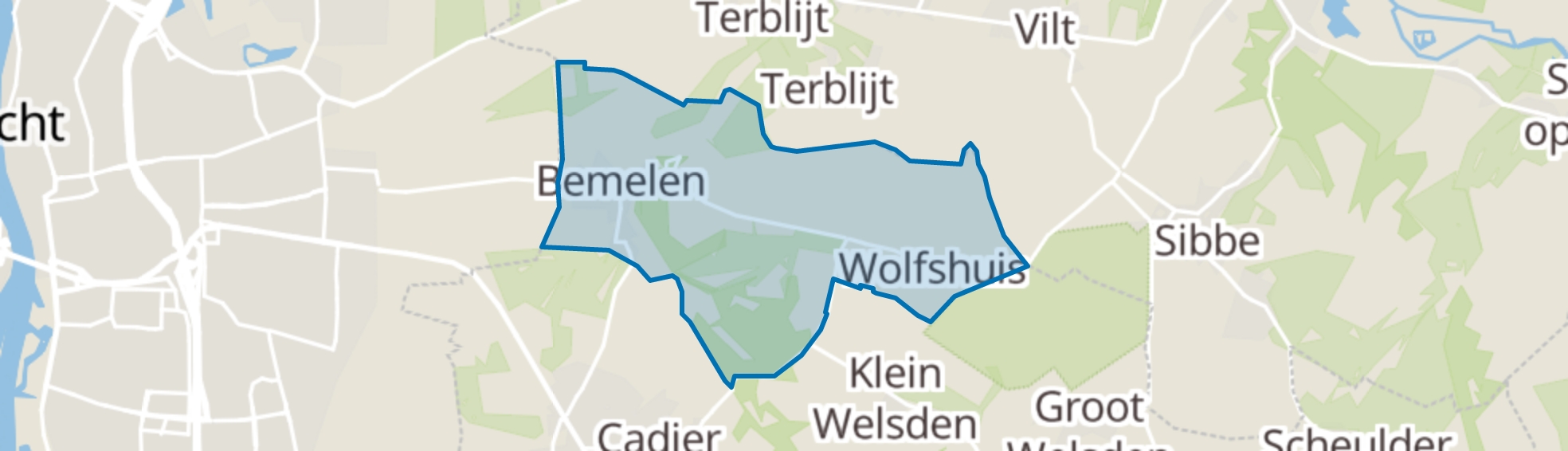 Bemelen map