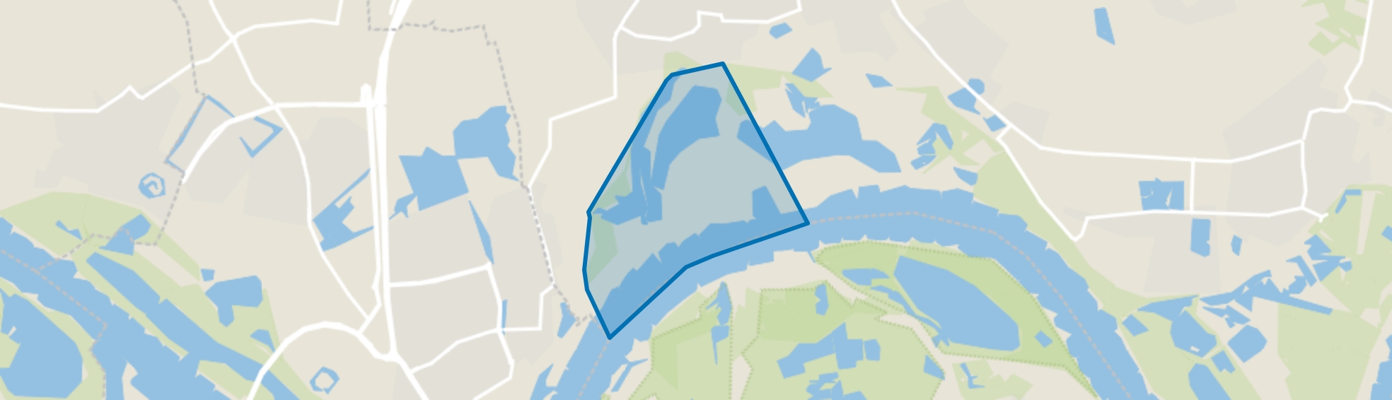 Verspreide huizen Ambtswaard, Bemmel map