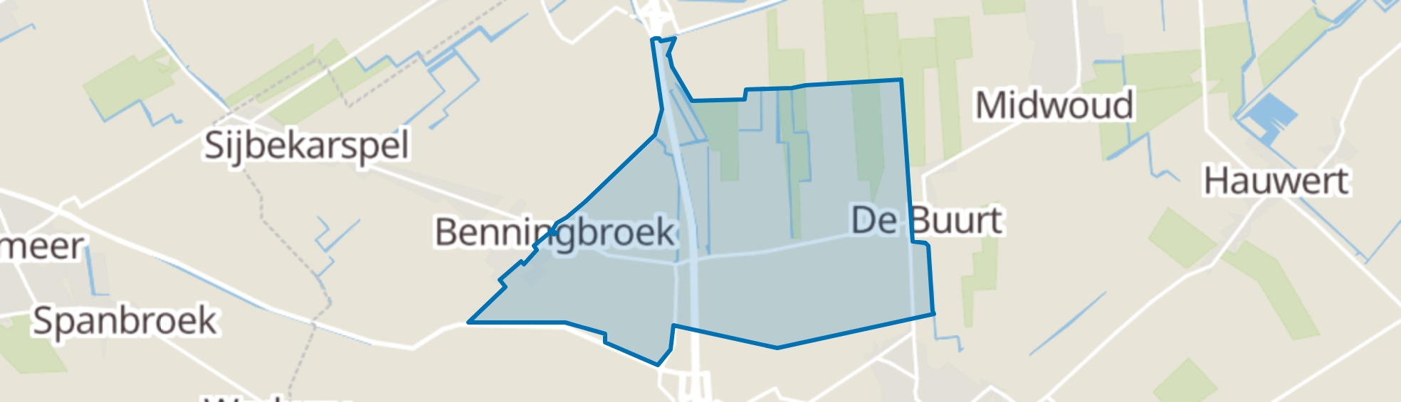 Benningbroek map