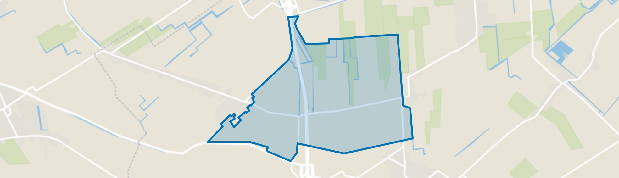 Benningbroek Buitengebied, Benningbroek map