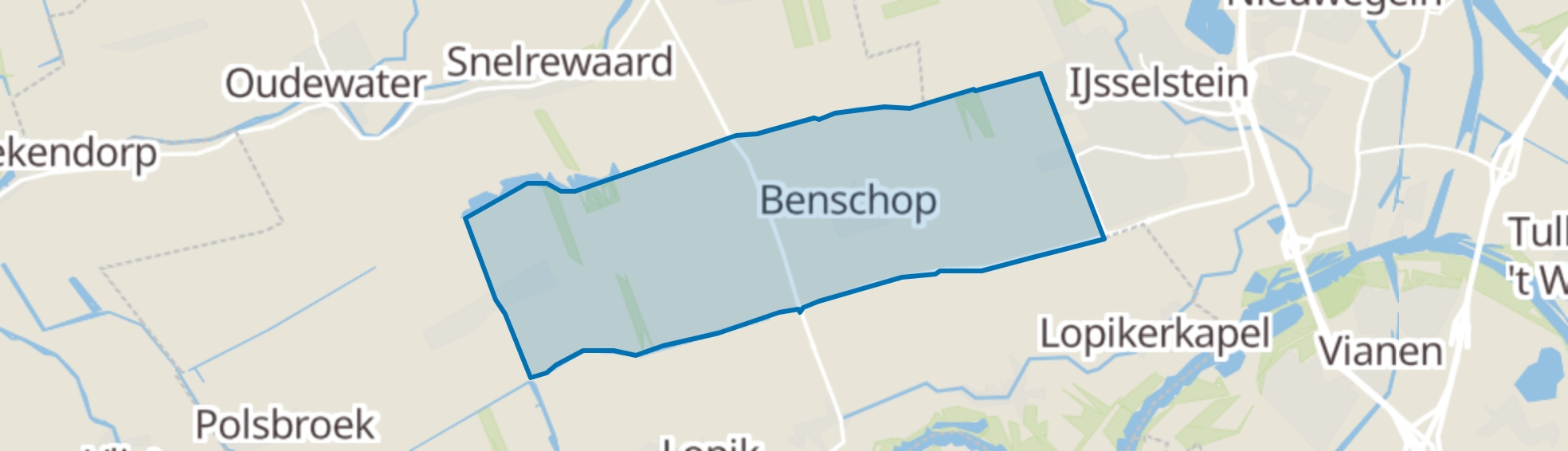 Benschop map