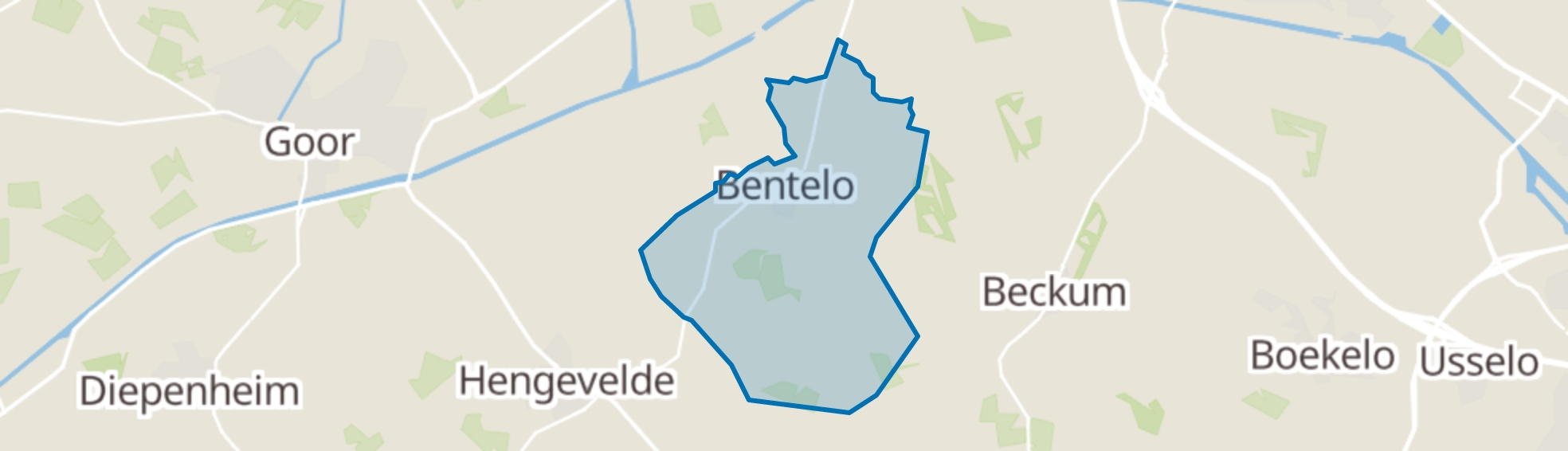 Bentelo map