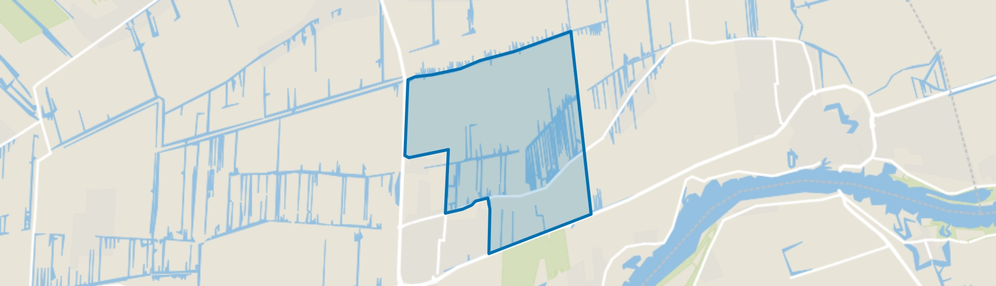 Tussenlanen, Bergambacht map