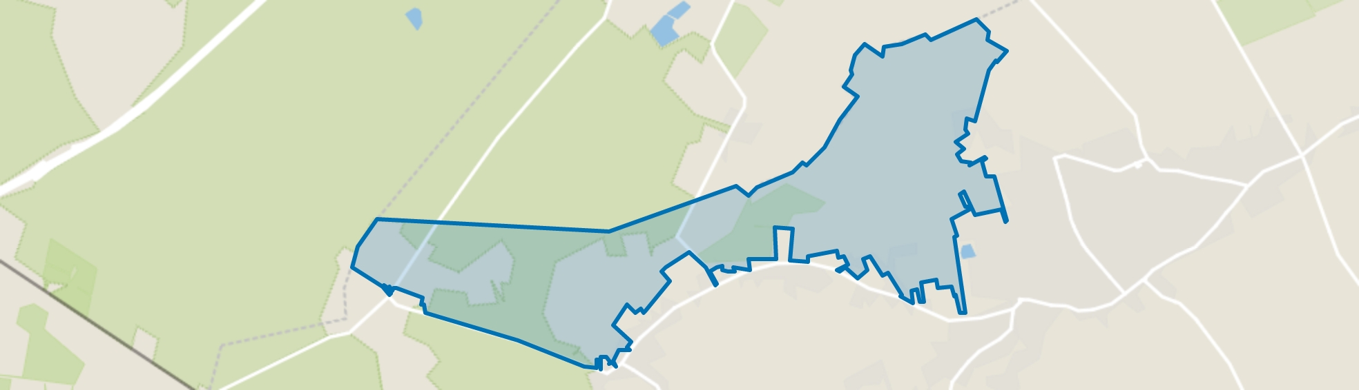 Buitengebied Noord-West 1, Bergeijk map