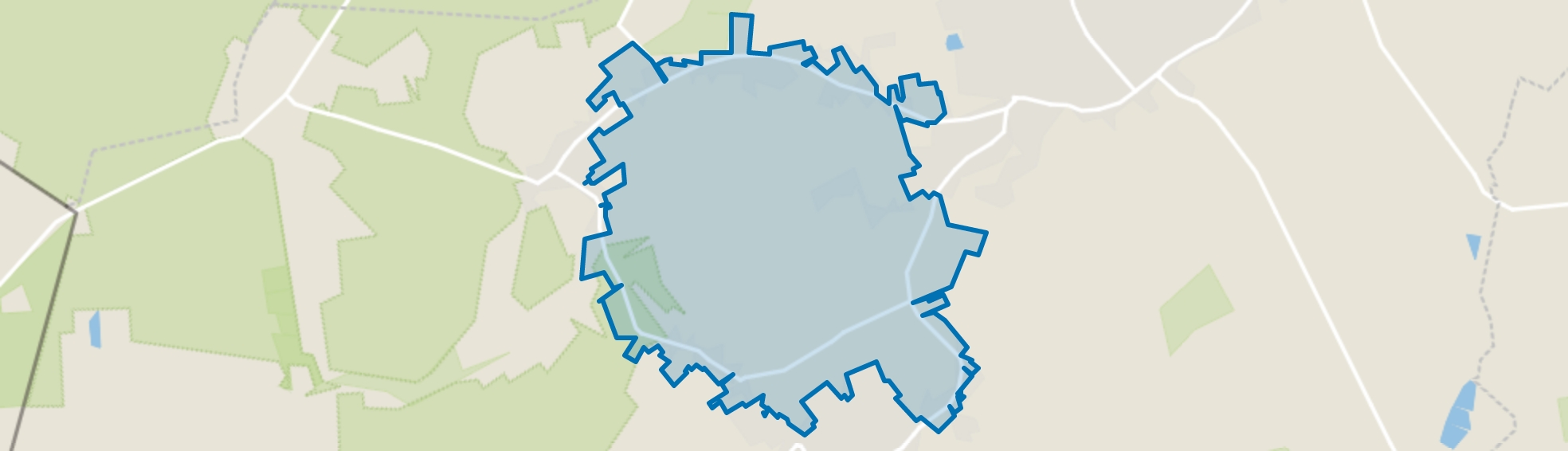 Buitengebied Noord-West 2, Bergeijk map