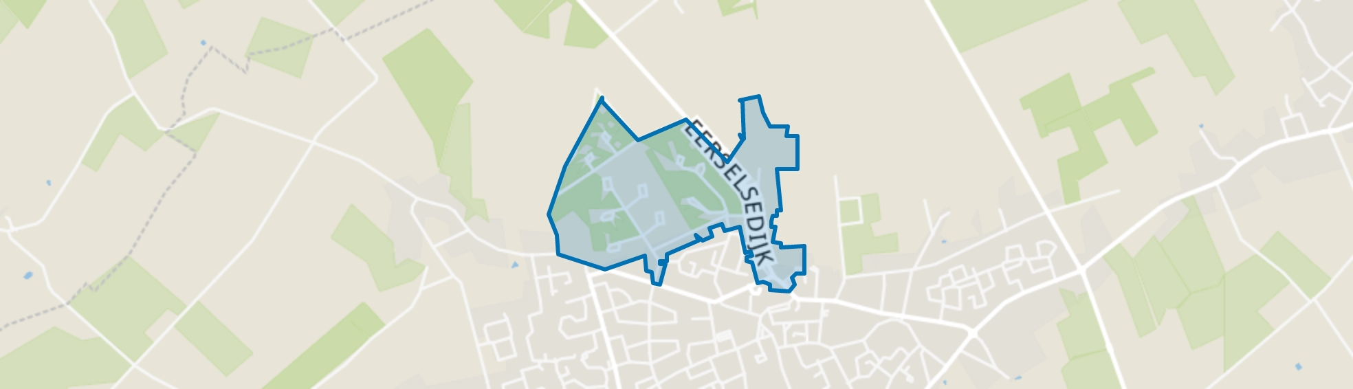 Eerselsedijk-Woonbos e.o., Bergeijk map