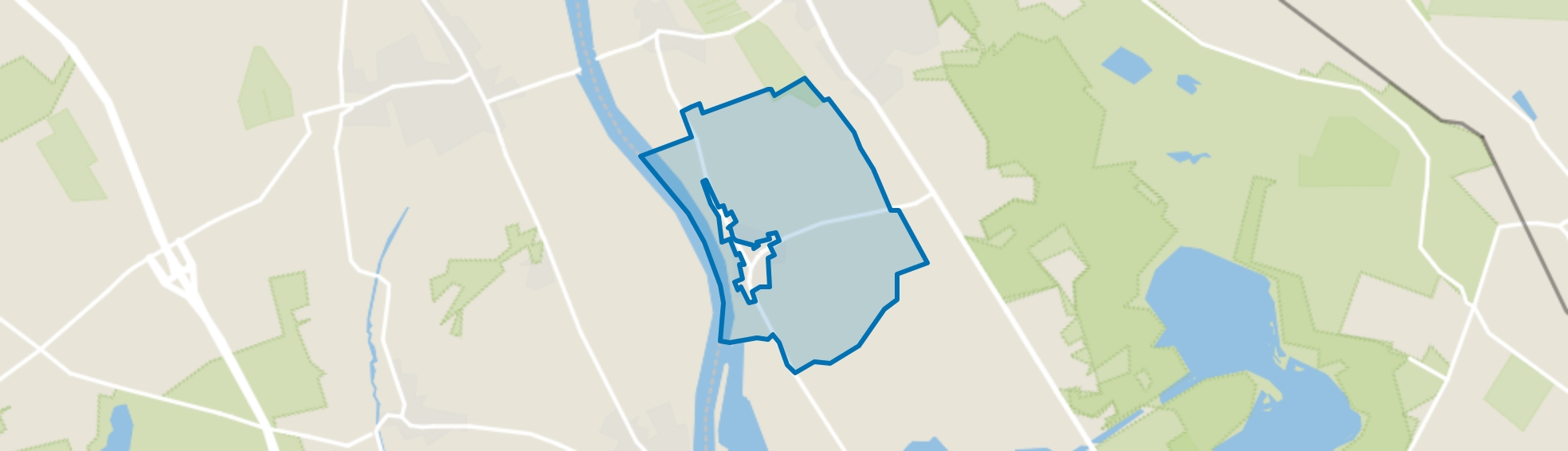 Aijen Buitengebied, Bergen (LI) map