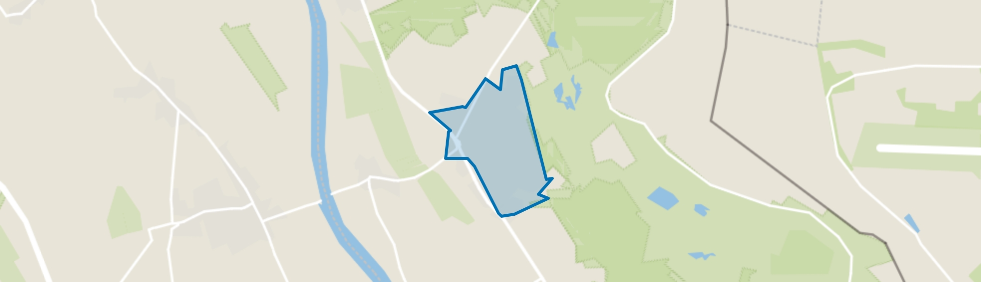 Nieuw-Bergen Kern, Bergen (LI) map