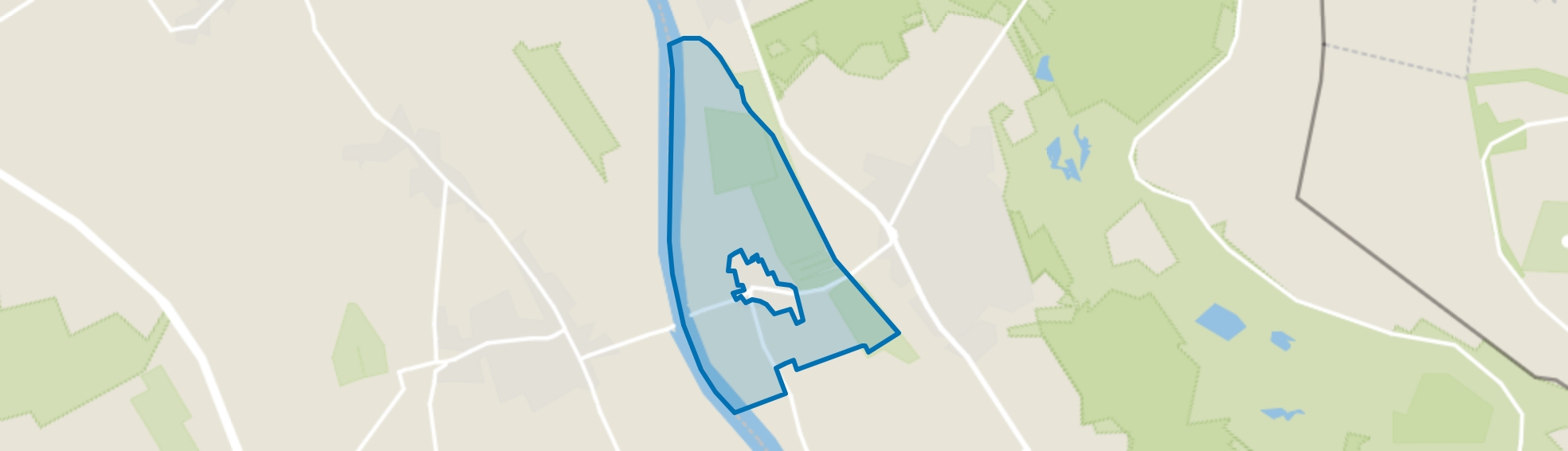 Oud-Bergen Buitengebied, Bergen (LI) map