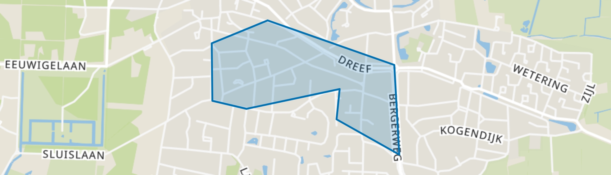 Boendermaker, Bergen (NH) map
