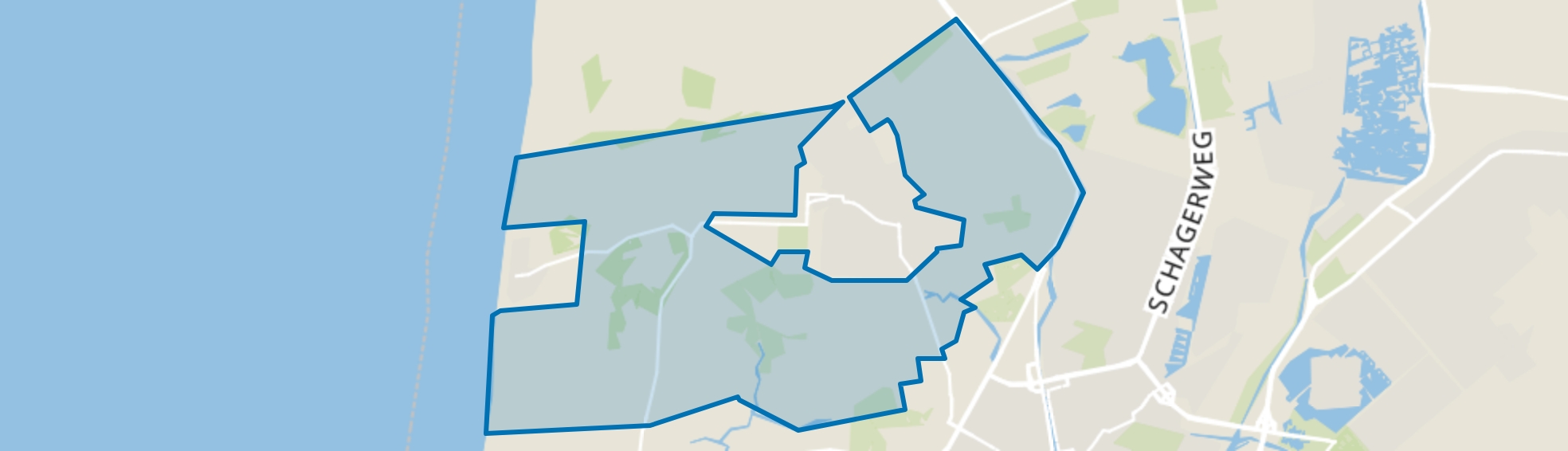 Buitengebied Bergen, Bergen (NH) map